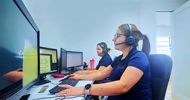 More Insurances advisors helping clients by phone